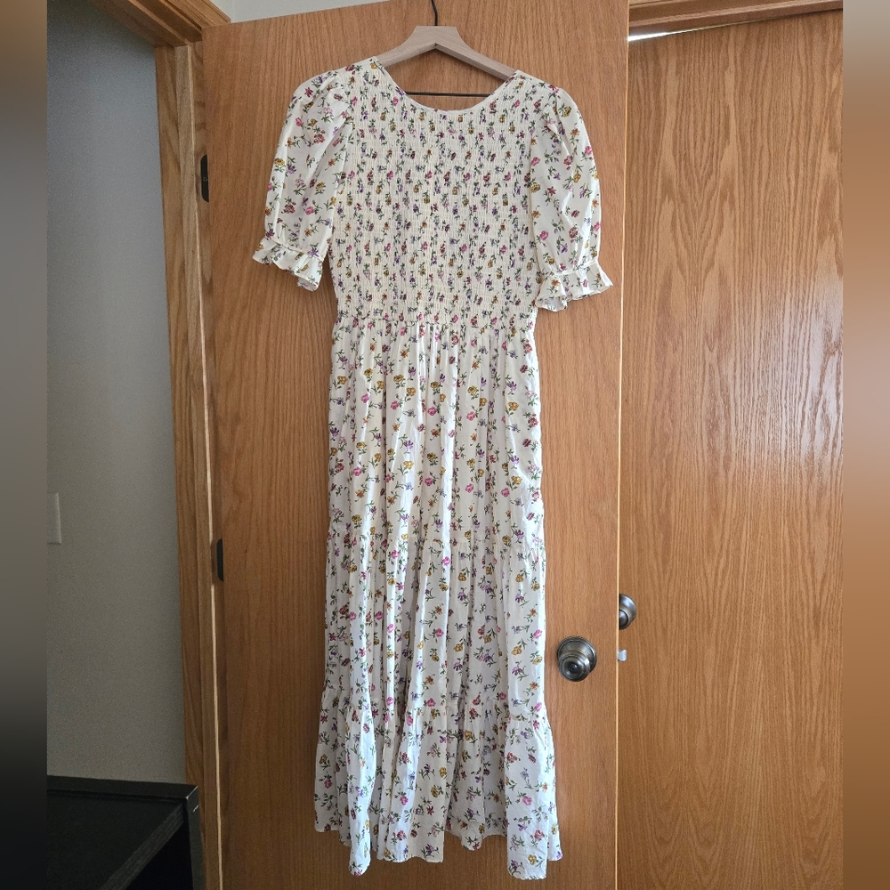 Christy Dawn Amalia Dress S Cream Garden